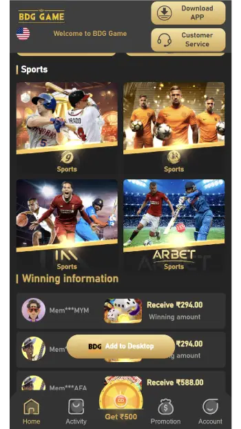 BDG Sports Games