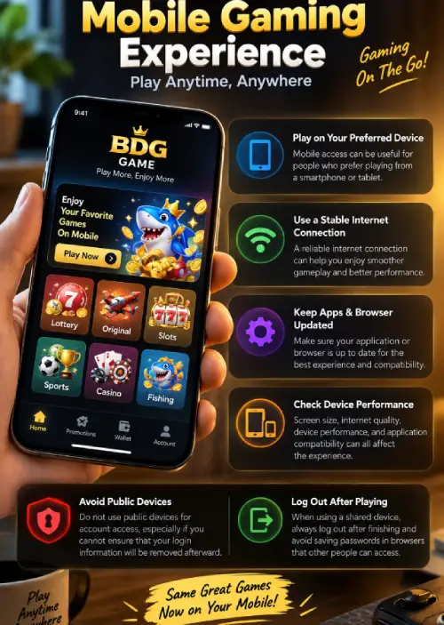 BDG Game Mobile Experience