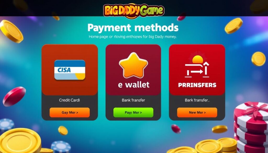 Big Daddy Game payment options